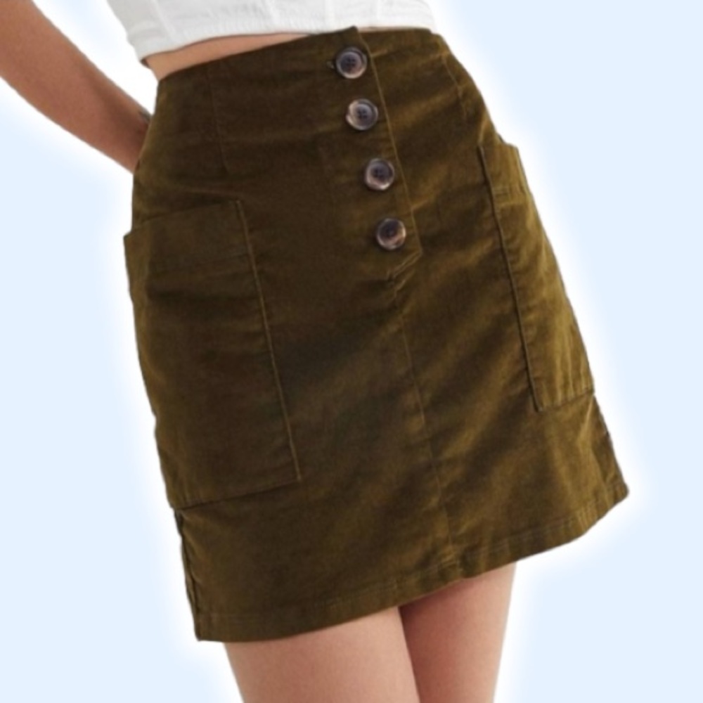 BDG Urban Outfitters Velvet Skirt